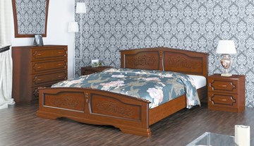 Односпальная кровать Елена (Орех) 120х200 в Барнауле
