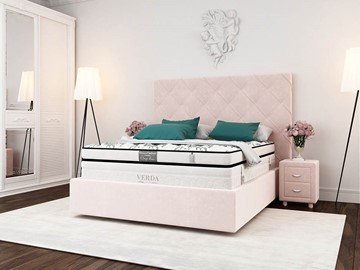 Кровать Style Compact/Island M 180х200, Флок (Велсофт Винтажный розовый) в Барнауле