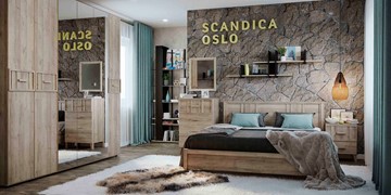 Набор мебели для спальни SCANDICA OSLO №1 в Барнауле
