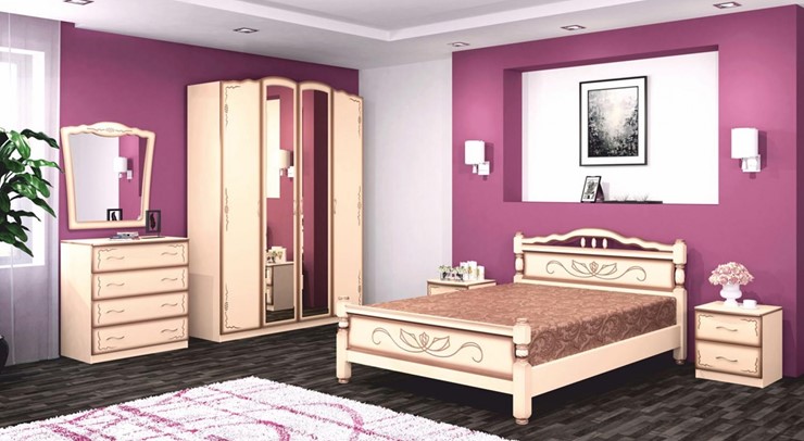 Гарнитур спальный Виктория (Лак) в Барнауле - изображение