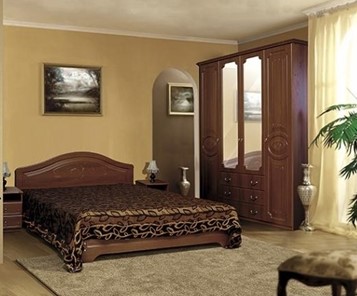 Гарнитур в спальню Ивушка-5, цвет Итальянский орех в Барнауле