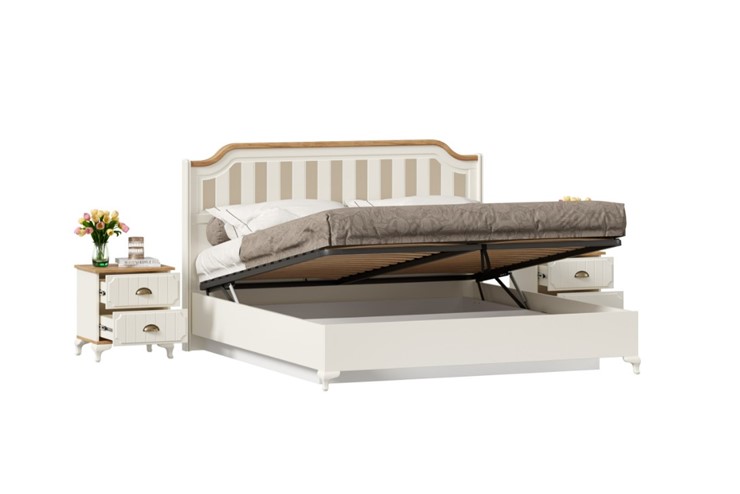 Спальня Вилладжио, набор 4 (кровать 1800 с механизмом) в Барнауле - изображение 1