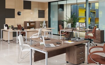 Комплект офисной мебели Xten S 1 - один стол с приставным брифингом в Барнауле - предосмотр