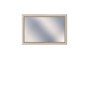 Зеркало навесное Сиена, Бодега белый / патина золото, 92х52 в Барнауле