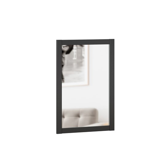 Зеркало в спальню Техно Черный ЛД 678.120 в Барнауле - изображение 2