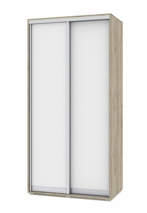 Шкаф 2-х дверный О41, Серый дуб - Белый в Барнауле - изображение