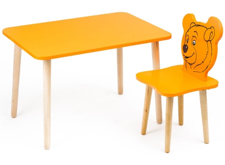 Стол в детскую Джери, Оранжевый в Барнауле - изображение 1