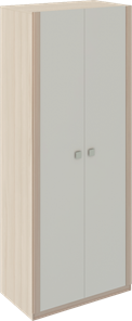 Шкаф распашной Глэдис М22 (Шимо светлый/Белый текстурный) в Барнауле - предосмотр
