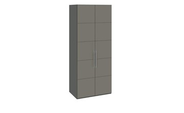 Распашной шкаф Наоми с 2-мя дверями, цвет Фон серый, Джут  СМ-208.07.03 в Барнауле