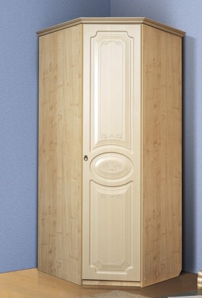 Шкаф угловой Ивушка-5, цвет Дуб беленый в Барнауле - изображение