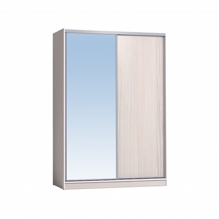 Шкаф 1600 Домашний Зеркало/ЛДСП, Бодега светлый в Барнауле - изображение