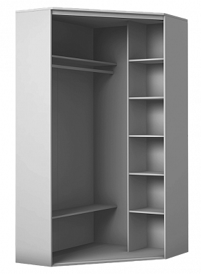 Угловой шкаф 2200х1103х1103, ХИТ У-22-4-11, белая шагрень в Барнауле - изображение 1