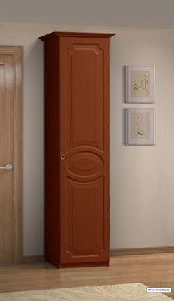 Шкаф-пенал Ивушка-5, цвет Итальянский орех в Барнауле - изображение