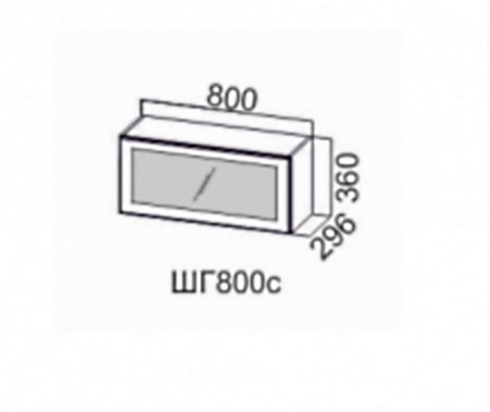 Кухонный шкаф Модерн шг800c/360 в Барнауле - изображение
