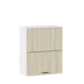 Кухонный горизонтальный шкаф 600 комбинированный Индиго ЛД 298.970.000.041, Белый/Дуб Мадейра топаз в Барнауле
