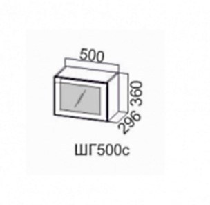 Шкаф настенный Модерн шг500c/360 в Барнауле