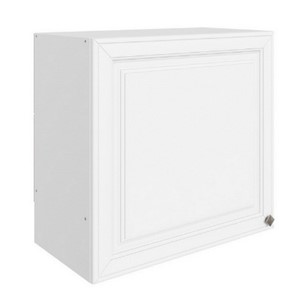 Кухонный шкаф Мишель под вытяжку L600 H566 (1 дв. гл.) эмаль (белый/белый) в Барнауле