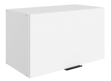 Кухонный навесной шкаф Стоун L600 Н360 (1 дв. гл.) (белый/джелато софттач) в Барнауле