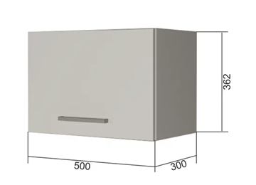 Шкаф настенный В350, Серый/Антрацит в Барнауле