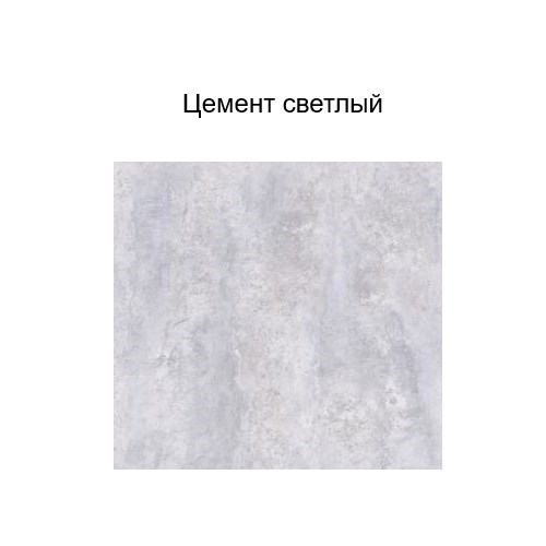 Шкаф кухонный со стеклом Модус, Ш500с/720, цемент светлый в Барнауле - изображение 2