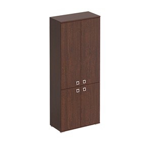 Шкаф для документов закрытый 4-х дверный Cosmo, венге Виктория (90,2х44,2х221) КС 304 в Барнауле