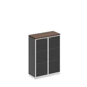 Шкаф для документов средний стекло в рамке Speech Cube (90x40x124.6) СИ 319 ДГ АР ХР в Барнауле