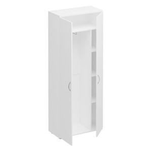 Шкаф для одежды с дополнением Комфорт КФ, белый премиум (80x38x200) К.531 ДШ в Барнауле