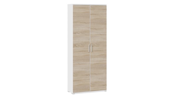 Шкаф для одежды Успех-2 ПМ-184.18 (Дуб Сонома, Белый) в Барнауле - изображение