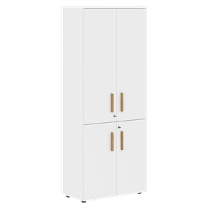 Шкаф с глухими средними и малыми дверьми FORTA Белый FHC 80.3(Z) (798х404х1965) в Барнауле