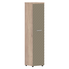Шкаф TORR LUX TLHC 42.1 колонка с глухой дверью и топом 435х452х1958 Дуб Каньон/ Капучино в Барнауле