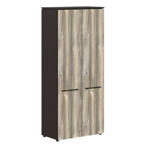 Шкаф с глухими дверьми MORRIS Дуб Базель/Венге Магия MHC 85.1 854х423х1956 в Барнауле