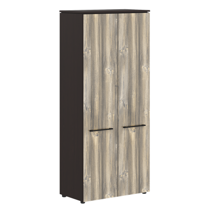 Шкаф с глухими дверьми MORRIS Дуб Базель/Венге Магия MHC 85.1 854х423х1956 в Барнауле - изображение