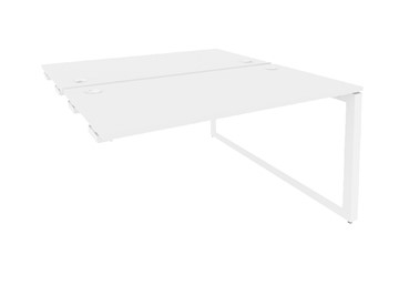 Приставной стол к тумбе O.MO-D.SPR-3.7 Белый/Белый бриллиант в Барнауле