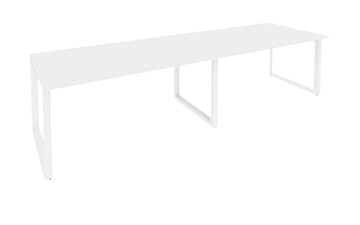 Конференц-стол переговорный O.MO-PRG-2.4 Белый/Белый бриллиант в Барнауле
