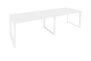 Стол для переговорки O.MO-PRG-2.3 Белый/Белый бриллиант в Барнауле