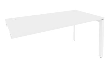 Приставной стол к тумбе O.MP-SPR-4.8 Белый/Белый бриллиант в Барнауле