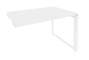 Приставной стол к тумбе O.MO-SPR-3.8 Белый/Белый бриллиант в Барнауле
