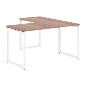 Письменный стол угловой левый XTEN-Q Дуб-сонома- белый XQCT 1415 (L) (1400х1500х750) в Барнауле