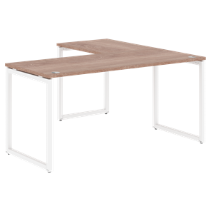 Письменный стол угловой левый XTEN-Q Дуб-сонома- белый XQCT 1615 (L) (1600х1500х750) в Барнауле