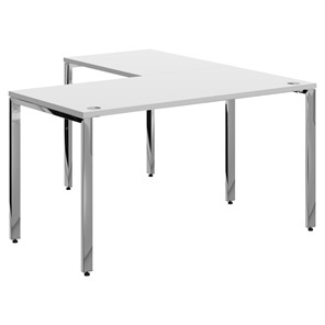 Письменный угловой  стол для персонала левый XTEN GLOSS  Белый  XGCT 1415.1 (L) (1400х1500х750) в Барнауле