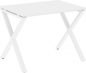 Стол на металлокаркасе Loft VR.L-SRX-2.7, Белый Бриллиант/Белый металл в Барнауле