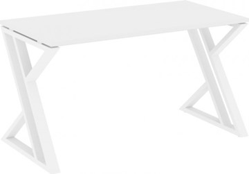 Стол письменный Loft VR.L-SRZ-3.7, Белый Бриллиант/Белый металл в Барнауле