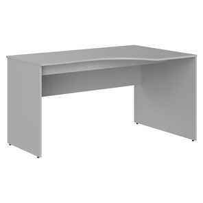 Письменный стол SIMPLE SET-1600 R правый 1600х900х760 серый в Барнауле