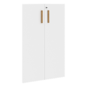 Средние двери для шкафов с замком FORTA Белый FMD 40-2(Z) (794х18х1164) в Барнауле