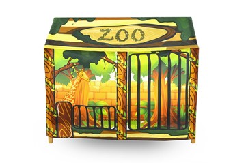 Игровая накидка для кровати-домика Svogen «Зоопарк» в Барнауле