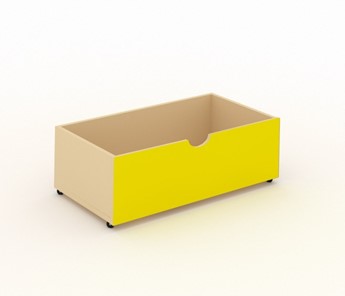 Ящик выкатной квадратный МГрупп ДЯ-2М (Желтый) МДФ в Барнауле
