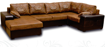 П-образный диван Плаза 405х210 в Барнауле