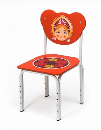 Детский растущий стул Матрешка (Кузя-МТ(1-3)КрСр) в Барнауле - изображение