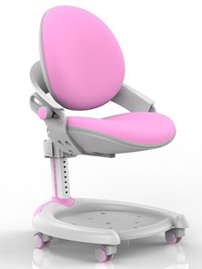 Кресло Mealux ZMAX-15 Plus, Y-710 PN, белый металл, обивка розовая однотонная в Барнауле