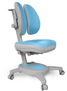 Кресло Mealux Onyx Duo (Y-115) BLG, голубой + серый в Барнауле